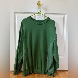 Kelly Green oversized aerie sweatshirt